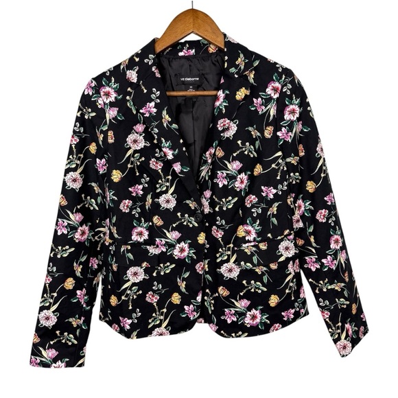 Liz Claiborne Career Floral Blazer - Picture 1 of 8
